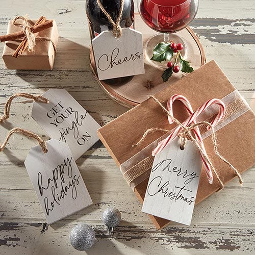 Wooden Tag Set - Merry Christmas (Pre-Order)