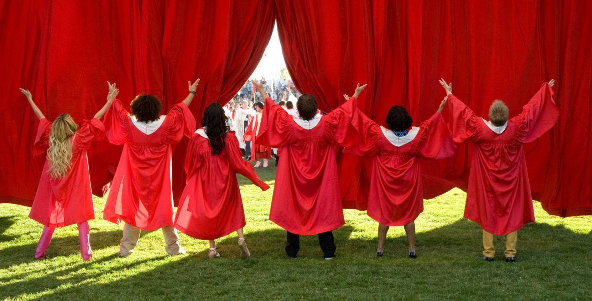 High School Musical 3 - graduation scene