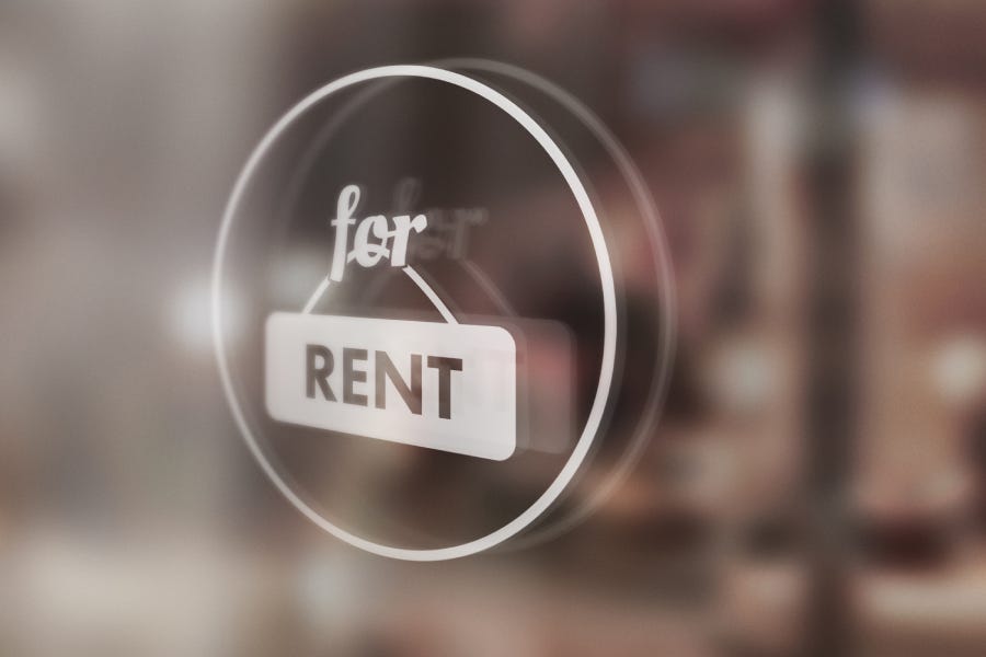Fancy for rent sign