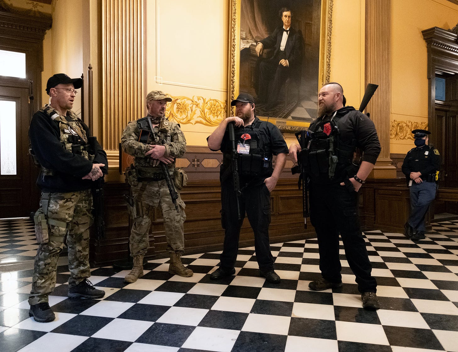 Michigan Gov. Whitmer wants to ban guns from Capitol after armed  anti-lockdown protests