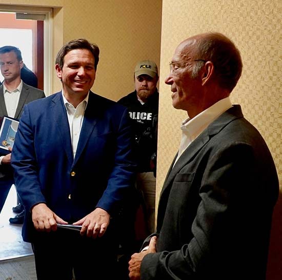 DeSantis roundtable at Mercola headquarters