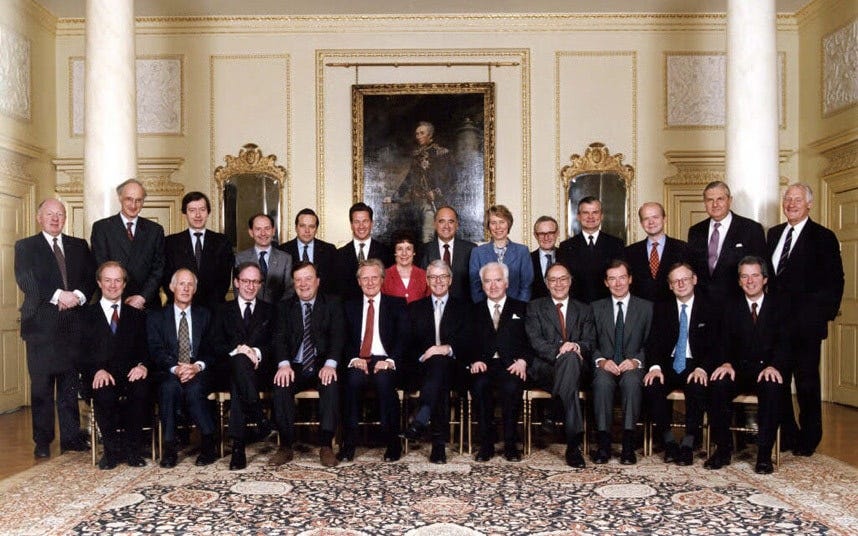 John Major's 1997 cabinet: Where are they now?