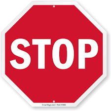 SmartSign "STOP" Sign | 10" x 10" Aluminum: Amazon.com: Industrial &  Scientific
