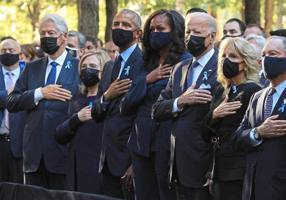 Unity a theme as 3 presidents commemorate 9/11 in New York | Pittsburgh  Post-Gazette