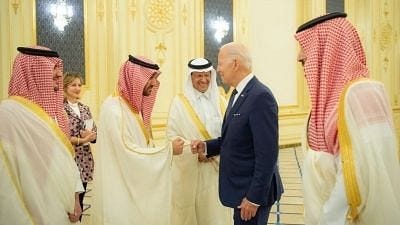 Autocrats of World Smiling': US President Joe Biden Slammed for Fist-Bumping  Saudi Crown Prince
