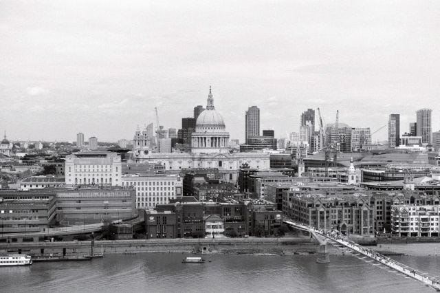 The Thames with a view to St. Paul's Cathedral