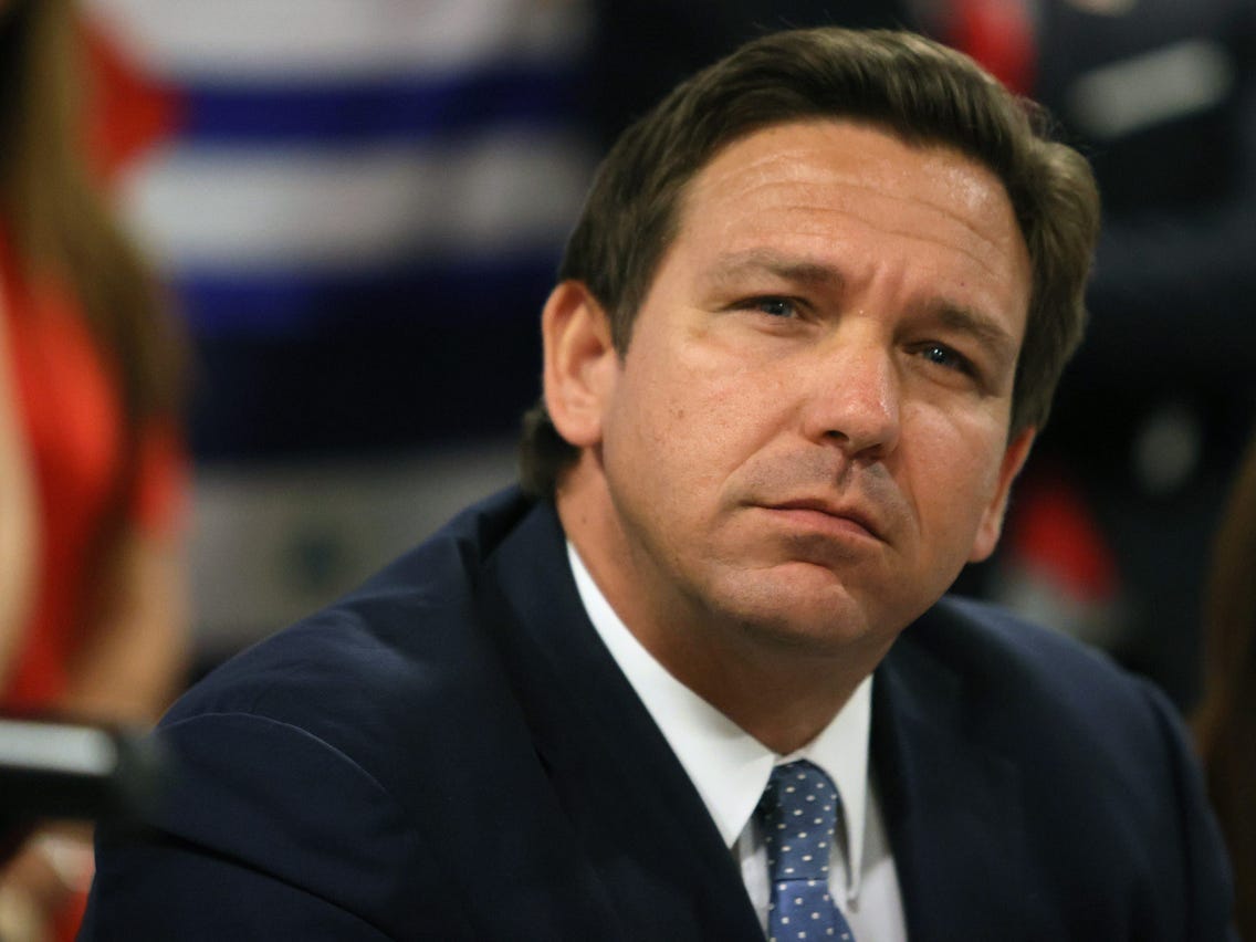 Ron DeSantis Says He&#39;s Not Considering a Presidential Run Because He&#39;s Busy  Fighting Critical Race Theory