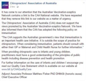 Chiropractors Association Australia, Freedom of Choice, Chiropractic Care