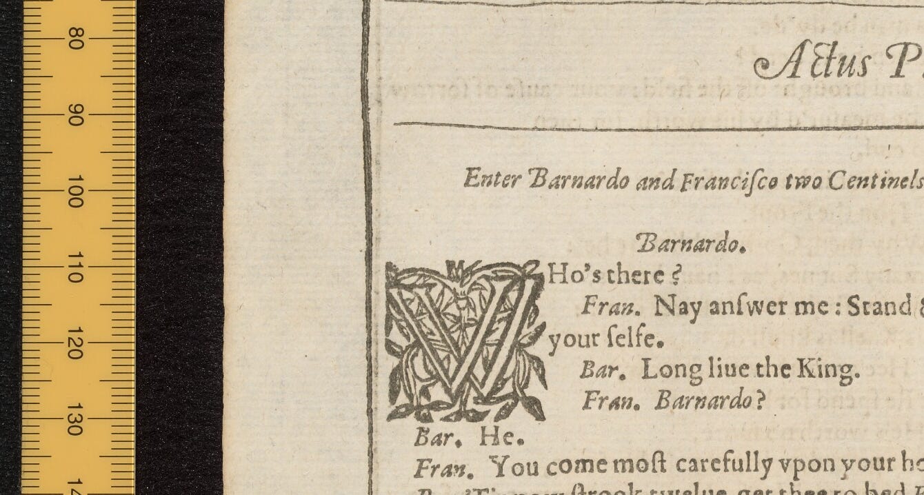 The Bodleian First Folio: digital facsimile of the First Folio of Shakespeare's plays, Bodleian Arch. G c.7. URL: http://firstfolio.bodleian.ox.ac.uk/. 