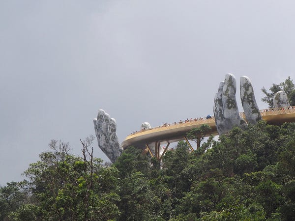 Golden Bridge, Ba Na Hills - Vietnam.