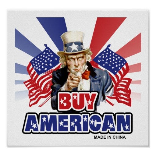 Buy American (Made In China) Poster | Zazzle
