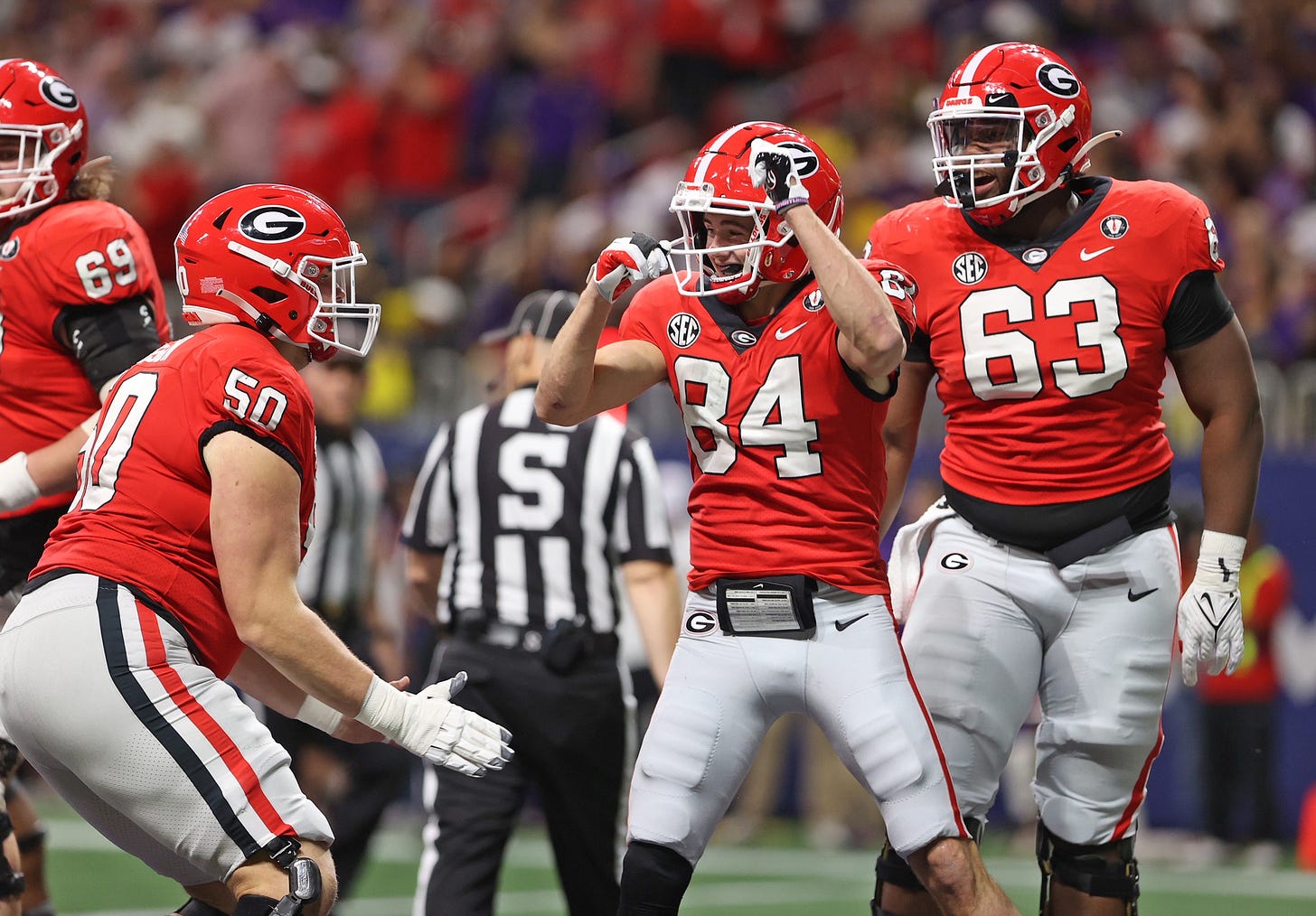 Georgia wide receiver Ladd McConkey (84) (Photo by Tony Walsh)
