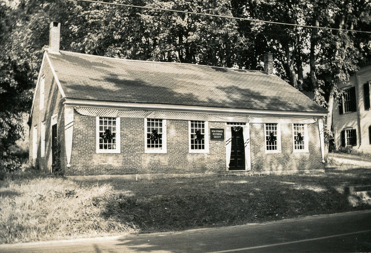 NIHS building with decorations