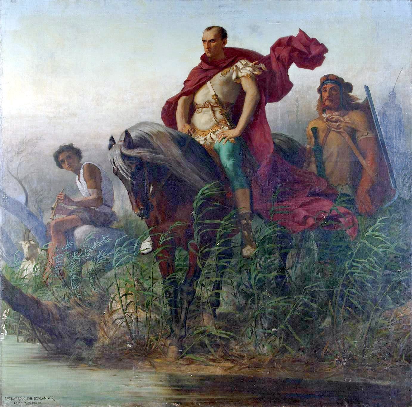 Caesar at the Rubicon | Roman history, Art, War art