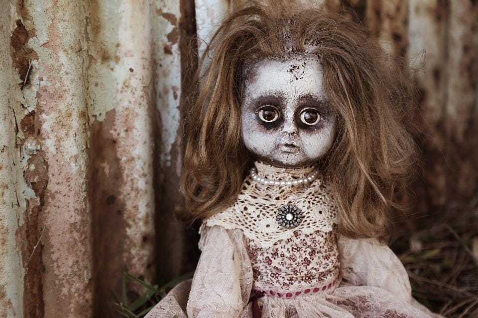 Doll, Creepy, Spooky, Horror, Brown Horror