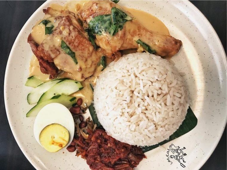 We Know You&#39;re Tired of Nasi Lemak Variants, But This One&#39;s Got Salted Egg  Sauce