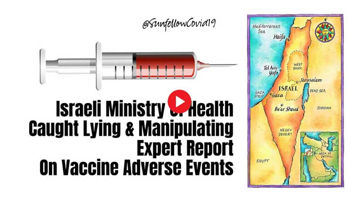 israeli ministry of health caught lying and manipulating expert report