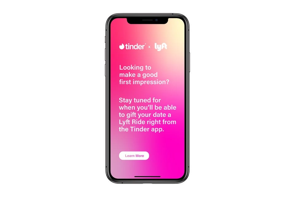 Tinder Users Can Gift Lyft Ride To Date Soon | HYPEBEAST