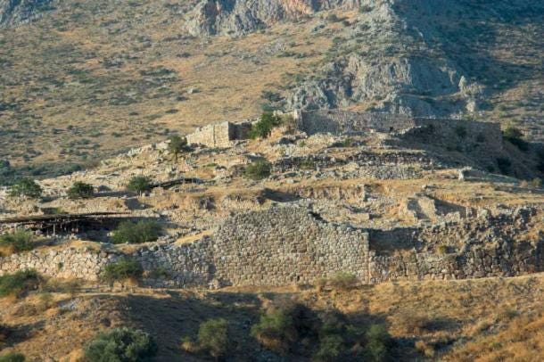 The Cylopean Walls of Mycenae, Greece (Public Domain)