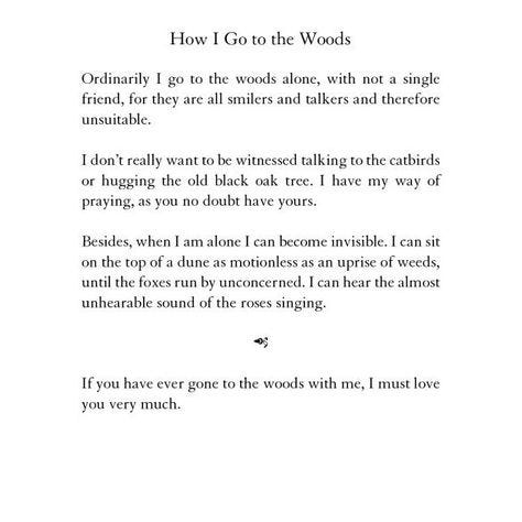 Mary oliver poems, New year poem, Into the woods quotes