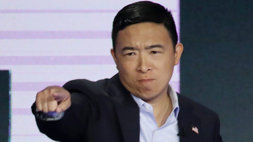 Andrew Yang Keeps It Fun, But Messages Are Serious For Election ...