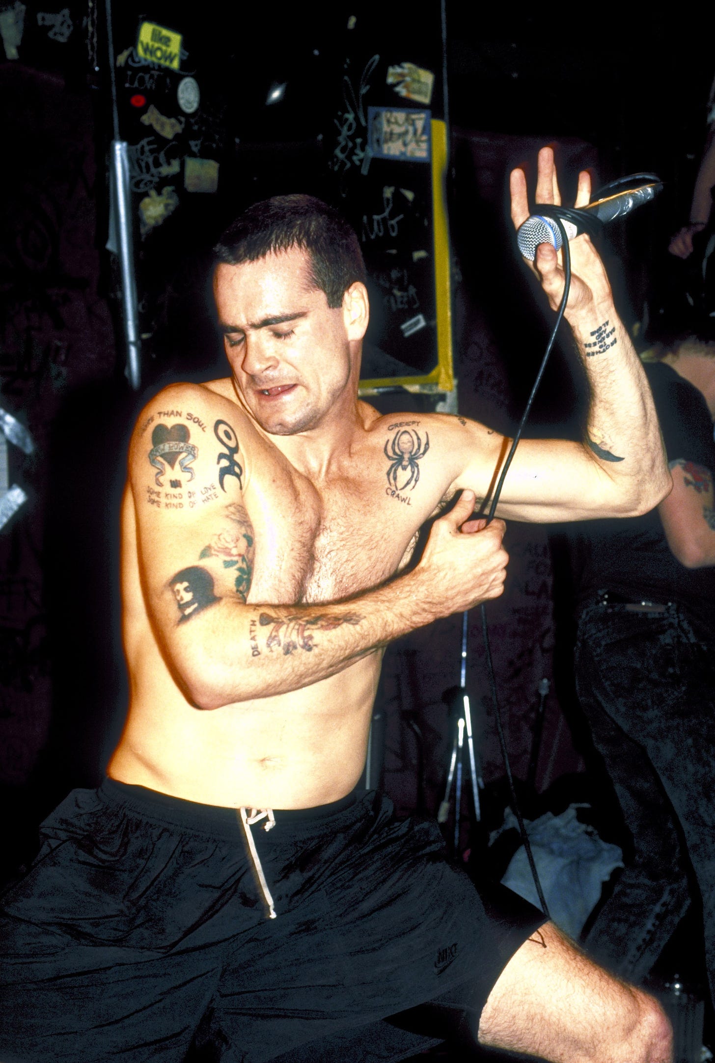 Henry Rollins at CBGB, 1992.