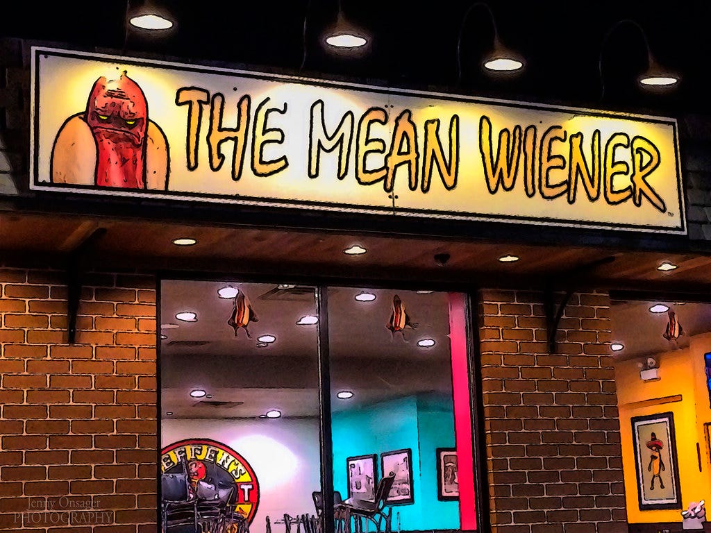 The Mean Wiener | Um…that's what she said? LOL! A quick Ipho… | Flickr