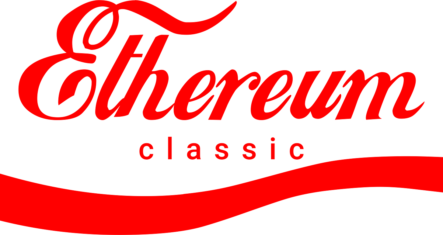 Ethereum Classic "Coca-Cola" Style Logo (transparent background) - Album on  Imgur