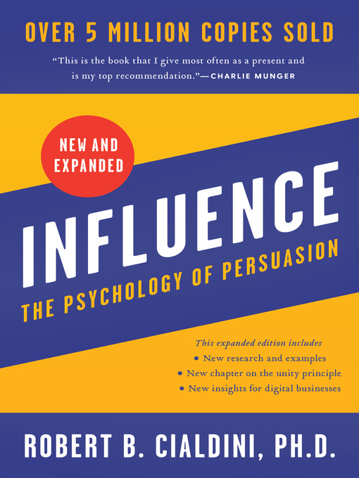 Title details for Influence by Robert B. Cialdini, PhD - Available