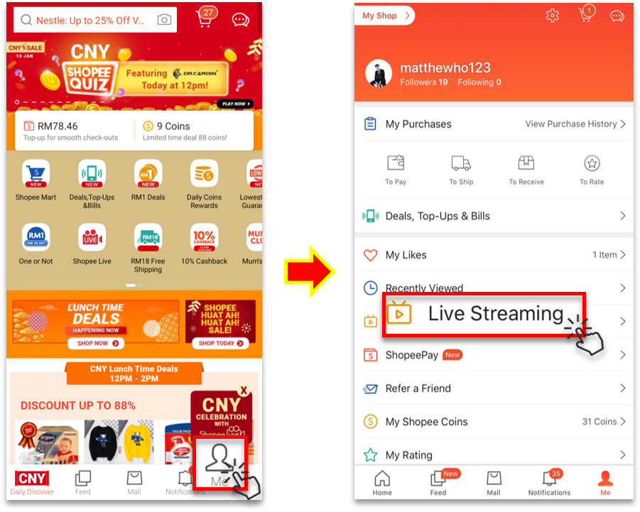 Shopee Live] How to register to stream on Shopee Live?