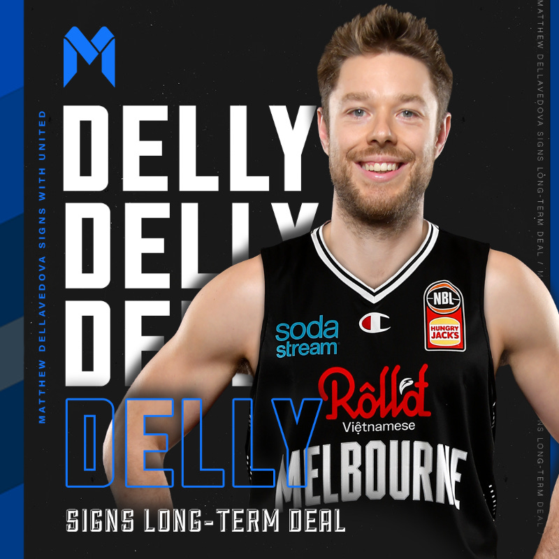 Melbourne United on Twitter: &quot;DELLY SIGNS WITH UNITED We are pleased to  announce that Australian basketball superstar Matthew Dellavedova has  signed with Melbourne United on a 3-year deal. Read the full story