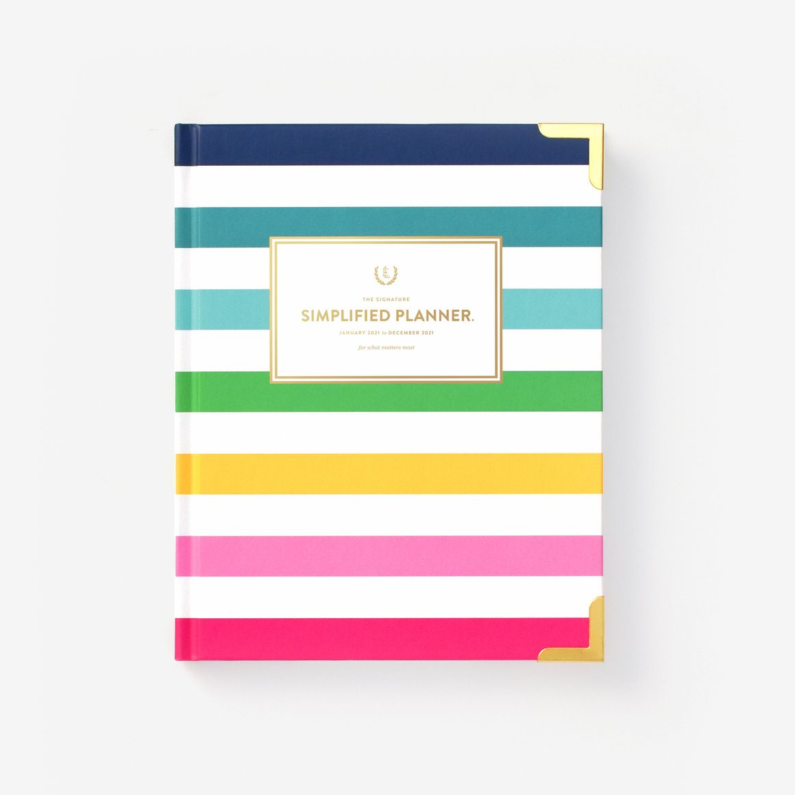 featured: HAPPY STRIPE WEEKLY PLANNER COVER