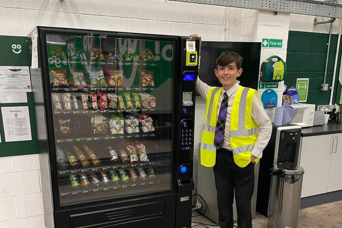 Crawley boy's vending machines business takes off | The Argus