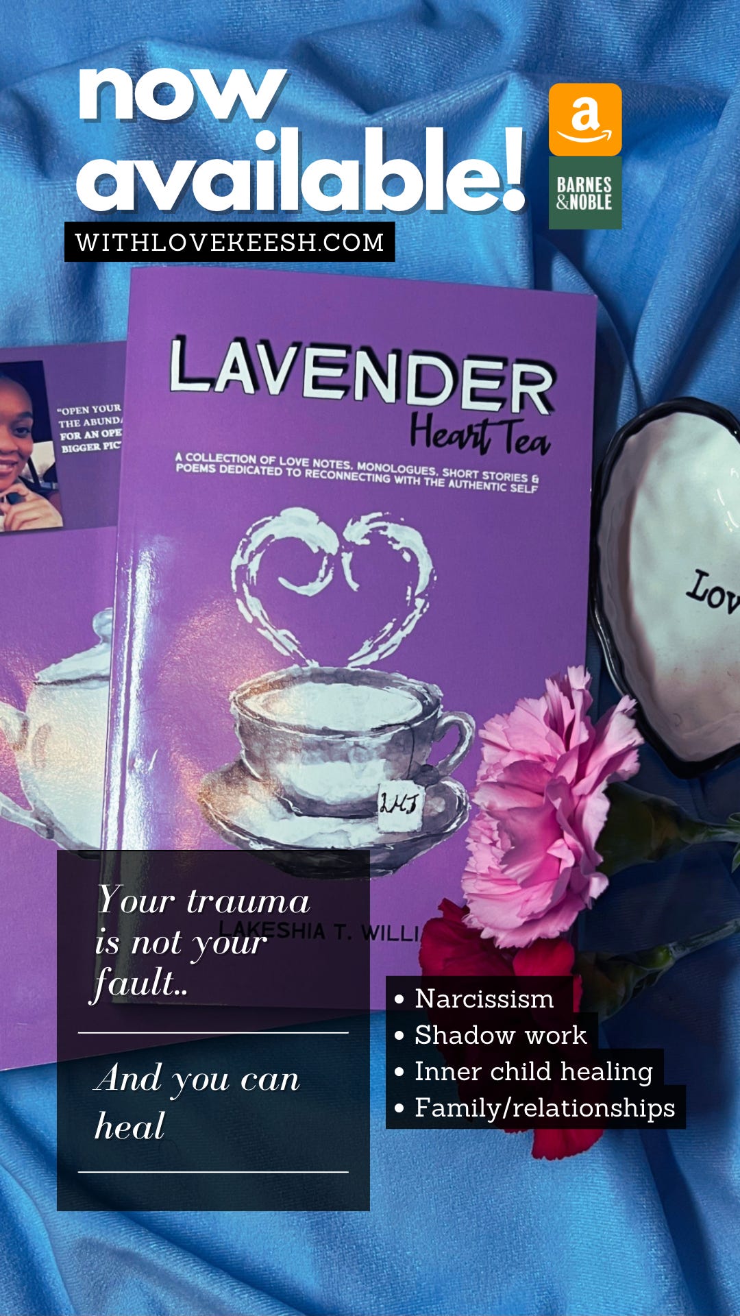 Lavender Heart Tea by LaKeshia Williams