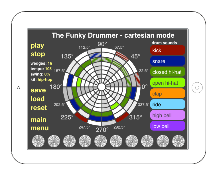 Funky Drummer math mode - Cartesian