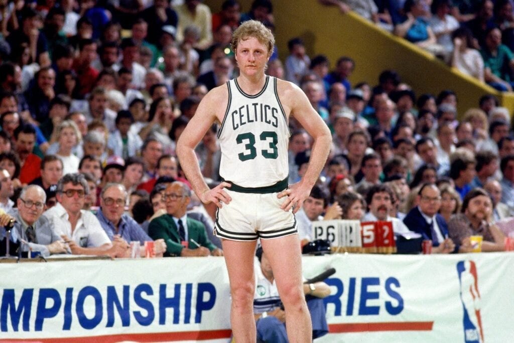 Good, better, best: We found the 10 most dominant seasons of Larry Bird's  career – The Athletic