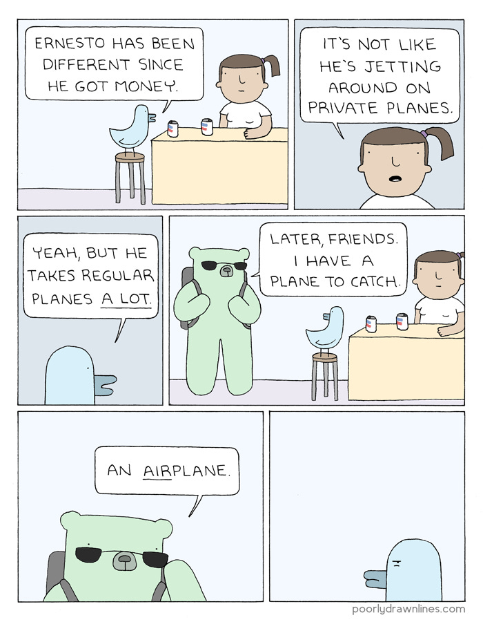 Poorly Drawn Lines – Ernesto Got Money | How to get money, Stupid funny  memes, Stupid funny