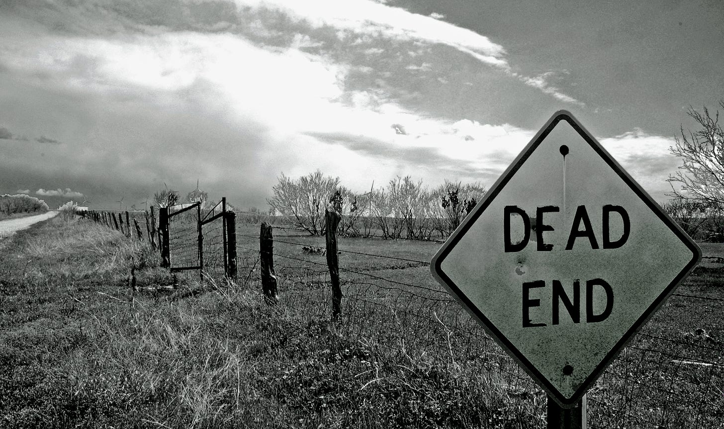 Image result for dead end