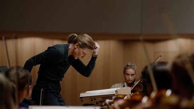 Cate Blanchett conducting in Tár