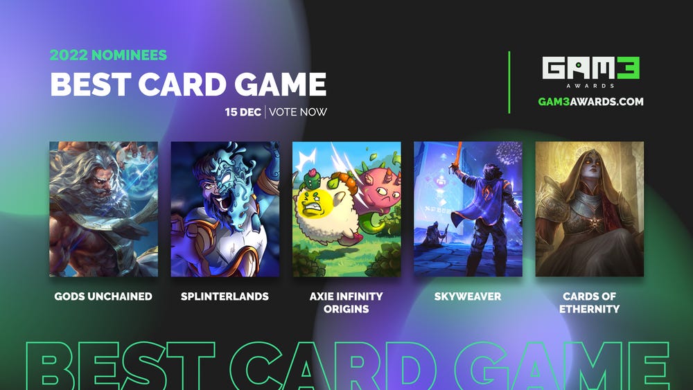 Best Card Game Award | Polkastarter Gaming
