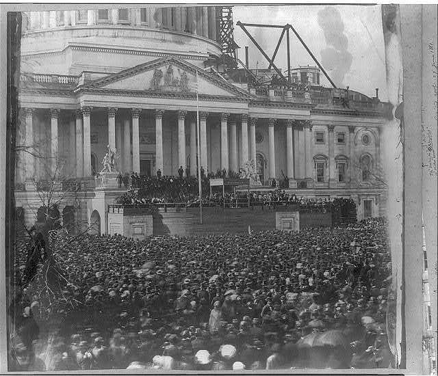 Inauguration of Mr. Lincoln, March 4, 1861 - PICRYL Public Domain Image