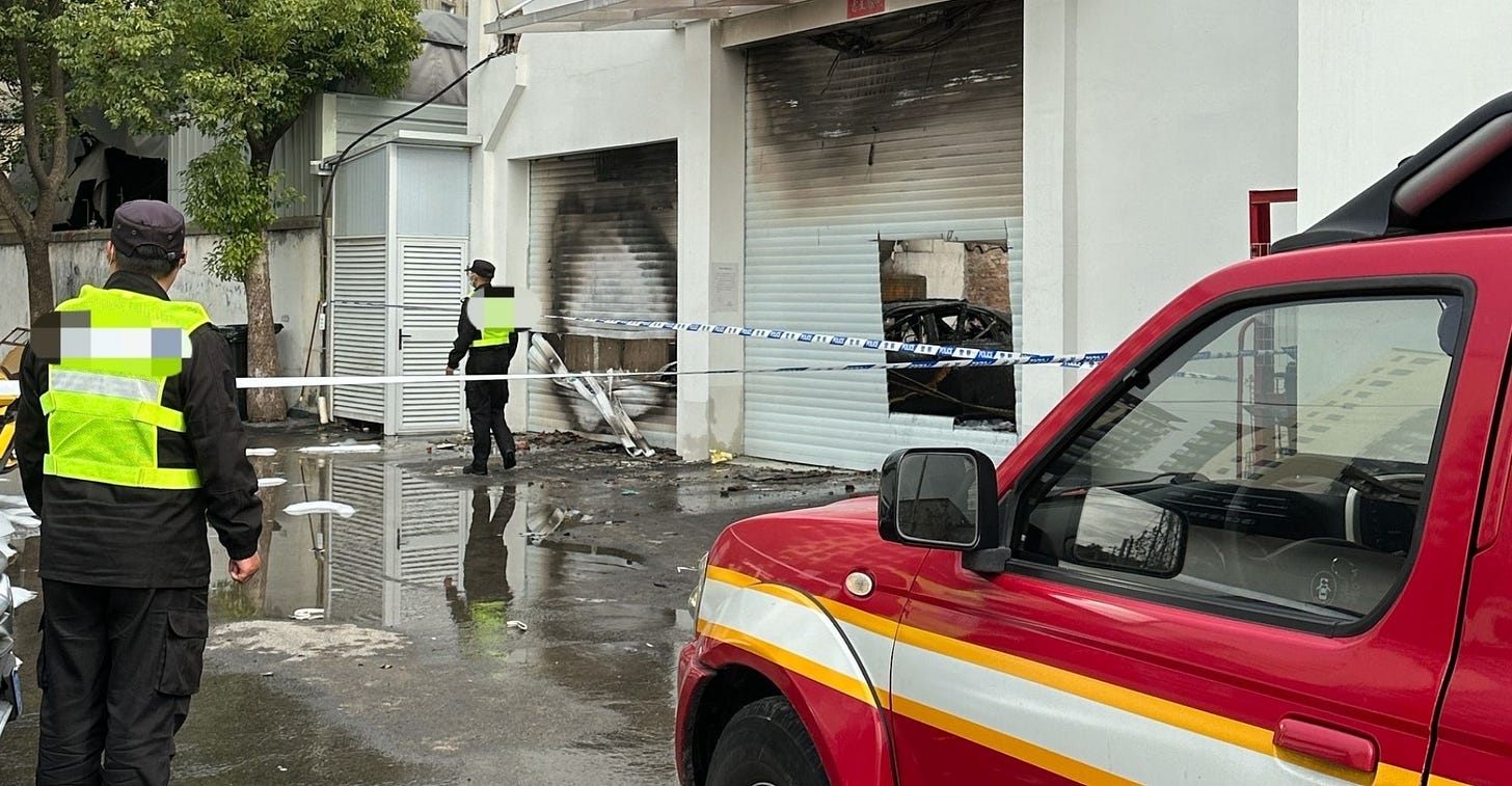 Tesla Denies Fire at Shanghai Auto Shop Caused by a Model Y