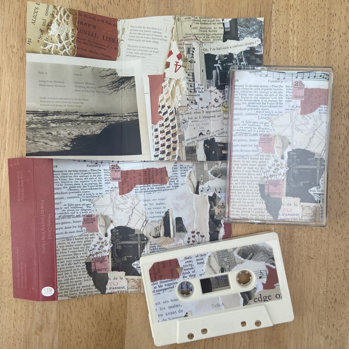 Heavy Cloud – How to Find My Way Home cassette and artwork.