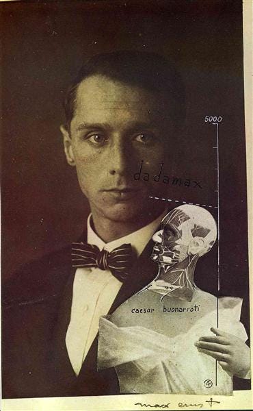 Punching Ball or the Immortality of Buonarroti (Le Punching Ball ou l'Immortalité de Buonarroti), Max Ernst, 1920