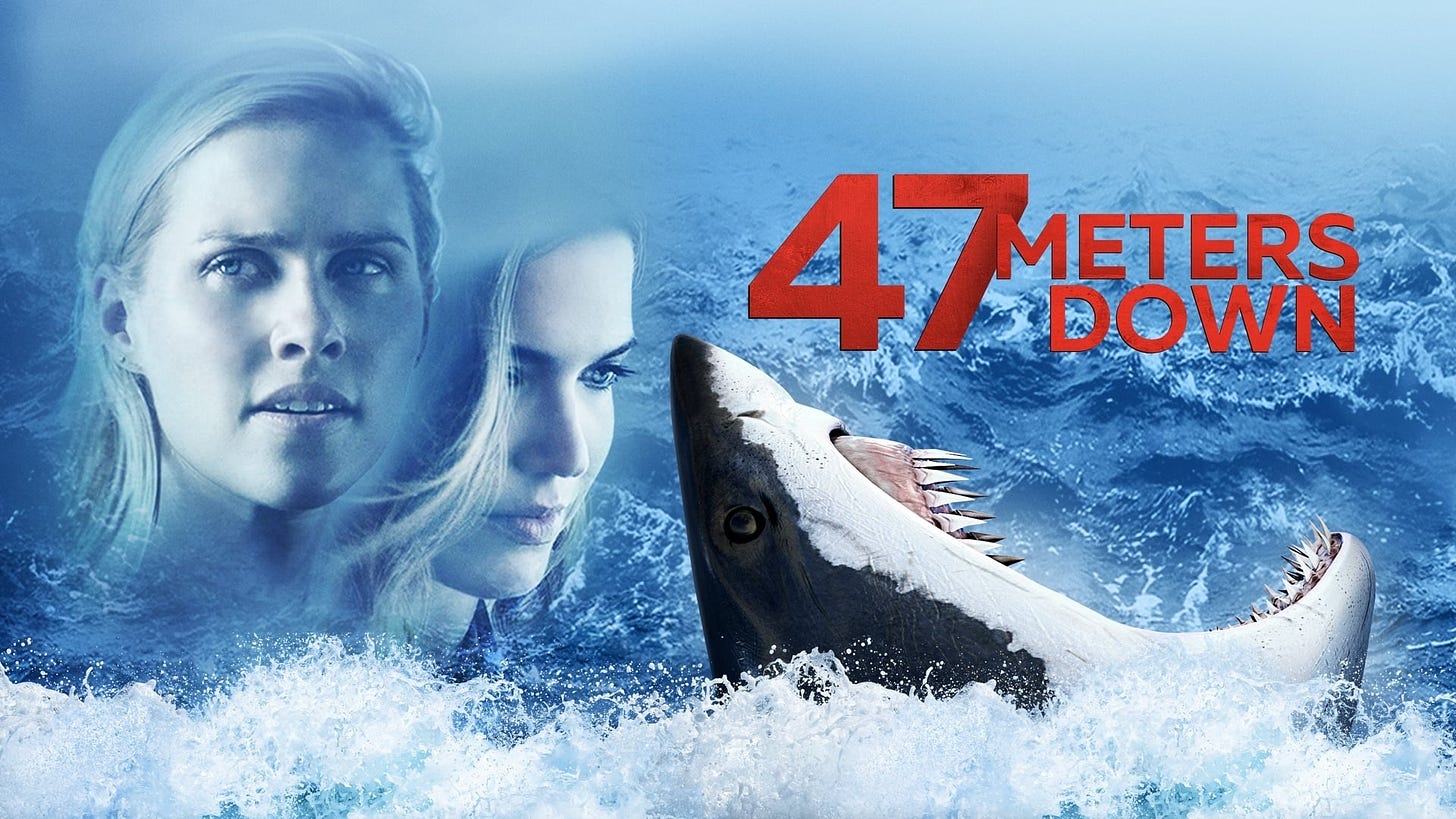 47 Meters Down Starring Claire Holt, Mandy Moore, and Chris J. Johnson, click here to check it out.