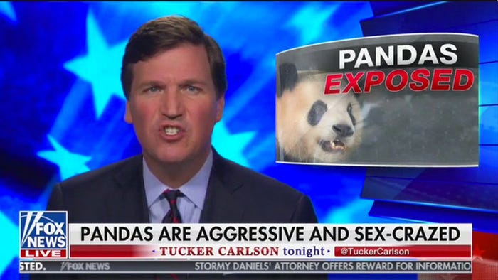 Tucker Carlson's Sex-Crazed Pandas | Know Your Meme