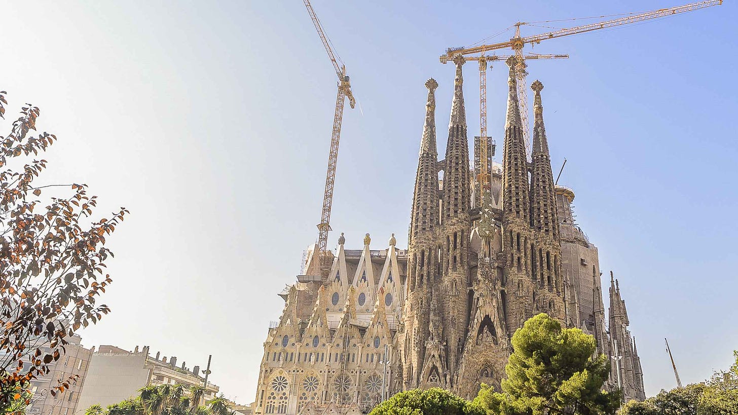 Who doesn't look at the Sagrada Família and think, "Yes, that reminds of BI"?