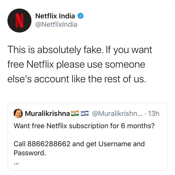 Netflix India gets it.