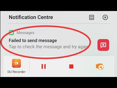 Fix Failed to Send Message in Android Problem Solved 2020 - YouTube