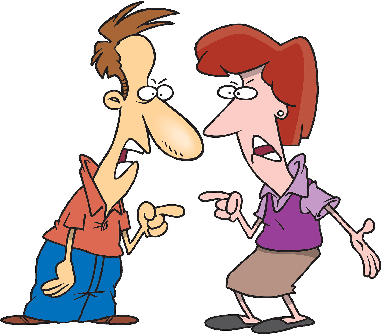 Argument Clip Art drawing free image